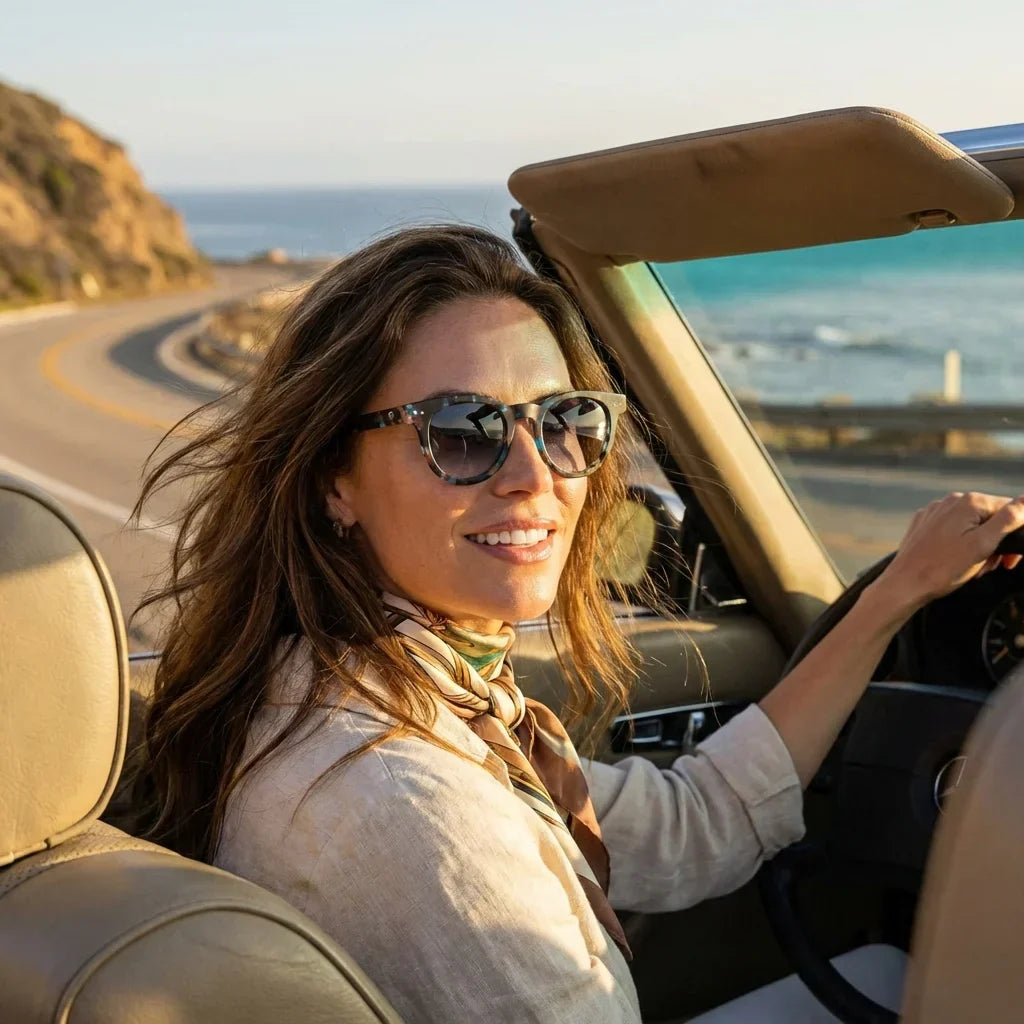 Lenses sun meli polarized bio-acetate marble summer essentials flat lay playa accesorios verano bonoboss #editorial_detail2 #color_marble