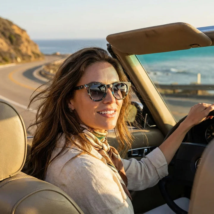 Lenses sun meli polarized bio-acetate marble summer essentials flat lay playa accesorios verano bonoboss #editorial_detail2 #color_marble