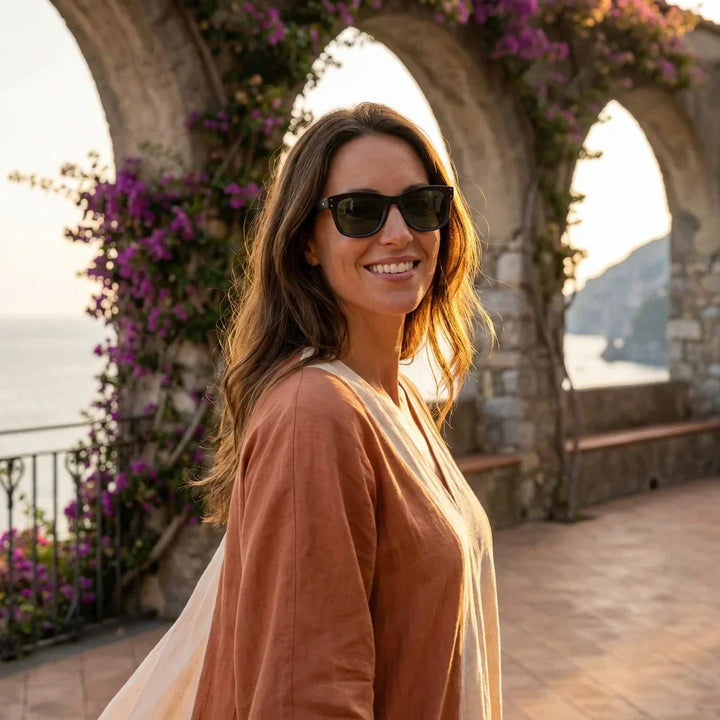 Lenses sun acacia reverse polarized UV400 wood zebrawood g15 botanical composition natural tropical monstera bonoboss #editorial_grid2 #color_g15