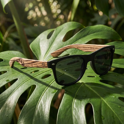Lentes sol Acacia Designers polarizados fisherman composicion botanica hoja monstera tropical Bonoboss #editorial_grid2 #color_fisherman