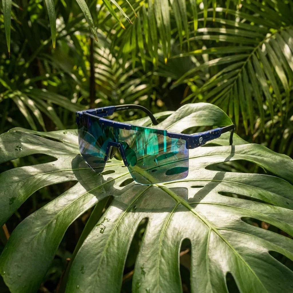 Bonoboss Santiago Azul - Lentes deportivos sustentables materiales eco #editorial_sustentabilidad #color_azul