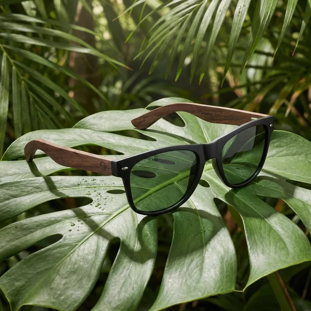 Lenses sun acacia nogal polarized g15 botanical composition hoja monstera tropical bonoboss #editorial_grid2 #color_g15