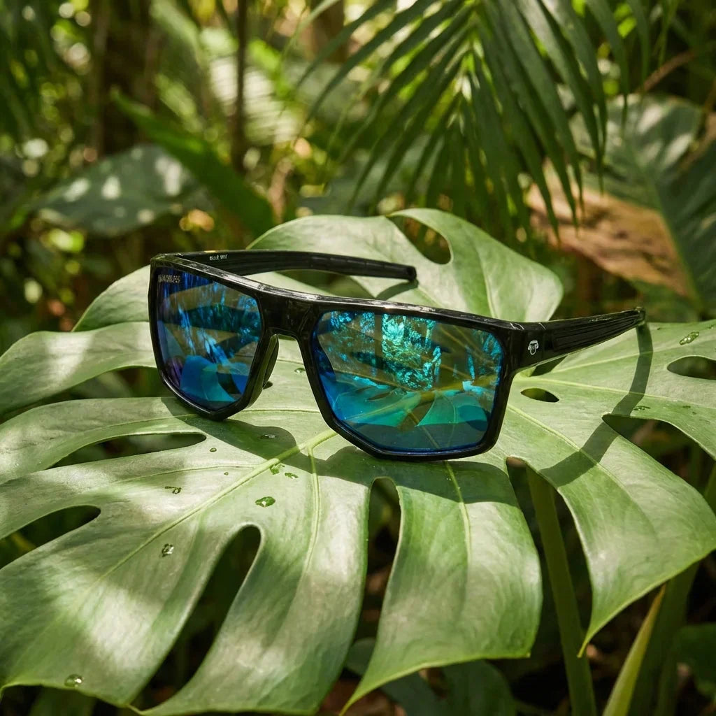 Lenses sun ollie bio-acetate mirrored green foto producto 1 bonoboss #color_espejado-verde