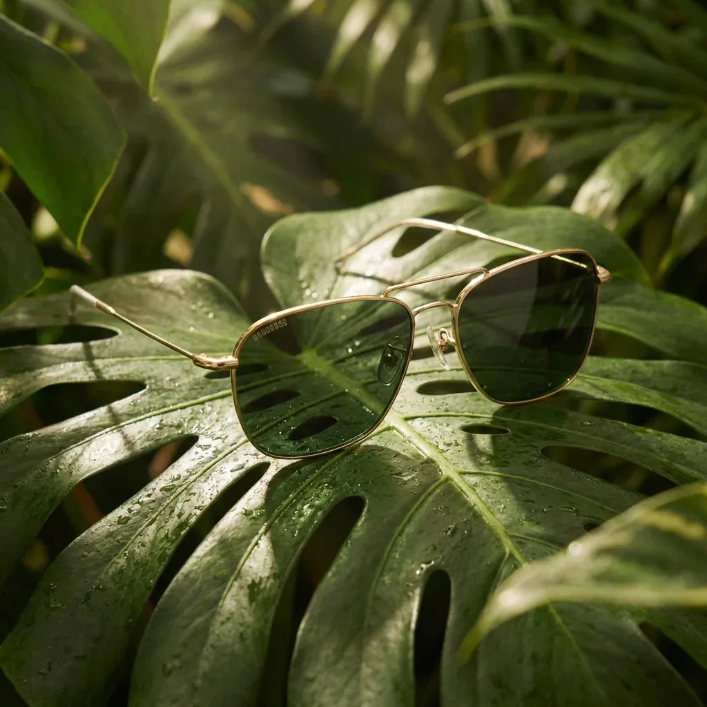 Lenses sun commander reverse polarized metal g15 botanical composition hoja monstera tropical bonoboss #editorial_grid2 #color_g15