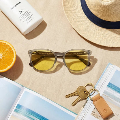 Lentes sol Meli TSP polarizados bio-acetato TSP biodegradable amarillo composicion summer essentials Bonoboss #editorial_detail2 #color_amarillo