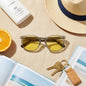 Lentes sol Meli TSP polarizados bio-acetato TSP biodegradable amarillo composicion summer essentials Bonoboss #editorial_detail2 #color_amarillo