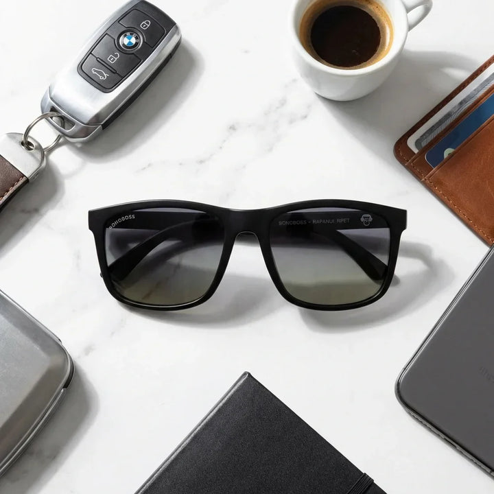 Lenses sun rapanui rpet polarized rpet recycled black urban composition kit city accessories bonoboss #editorial_detail2 #color_black
