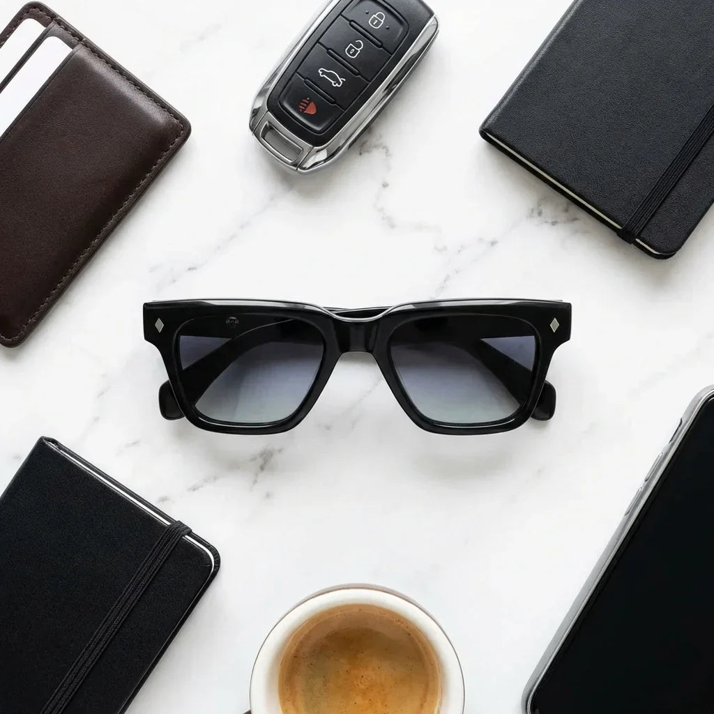 Lentes sol Bruno polarizados UV400 bio-acetato Degrade composicion urban kit accesorios ciudad Bonoboss #editorial_detail2 #color_degrade