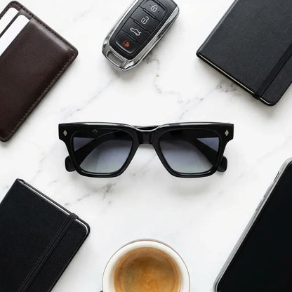 Lentes sol Bruno polarizados UV400 bio-acetato Degrade composicion urban kit accesorios ciudad Bonoboss #editorial_detail2 #color_degrade