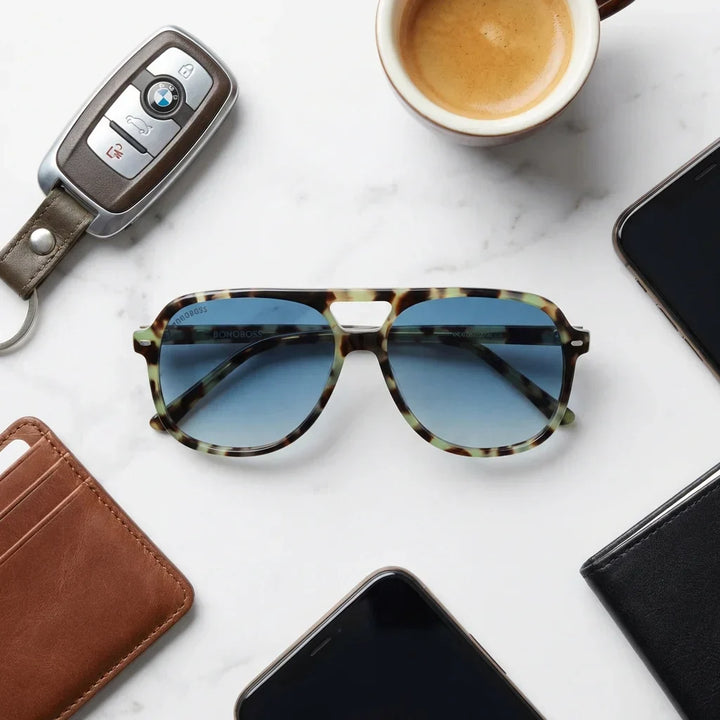 Lenses sun orson e.d polarized UV400 bio-acetate green urban composition kit city accessories moderna bonoboss #editorial_detail1 #color_verde