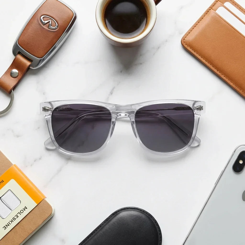 Lentes sol Acacia XL Vintage Sol Polarizado polarizados transparente composicion urban kit accesorios estilo Bonoboss #editorial_detail2 #color_transparente