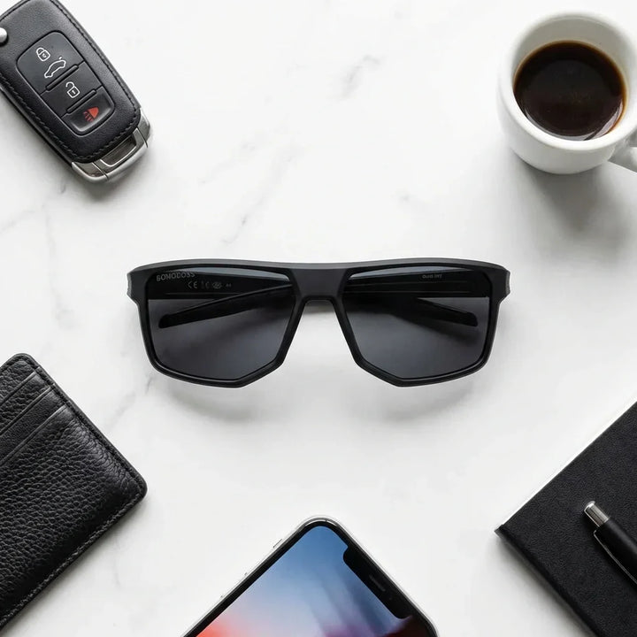 Lenses sun ollie polarized bio-acetate biodegradable black urban composition accessories kit premium bonoboss #editorial_detail2 #color_negro