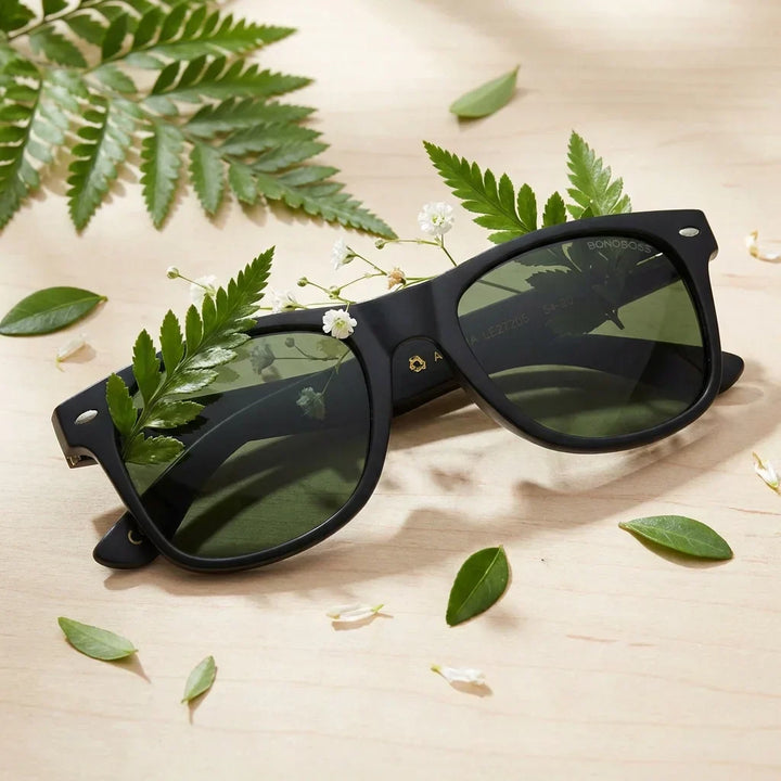 Lenses sun acacia dark polarized UV400 wood acacia g15 close-up textura acetate detalle artesanal premium bonoboss #editorial_grid1 #color_g15