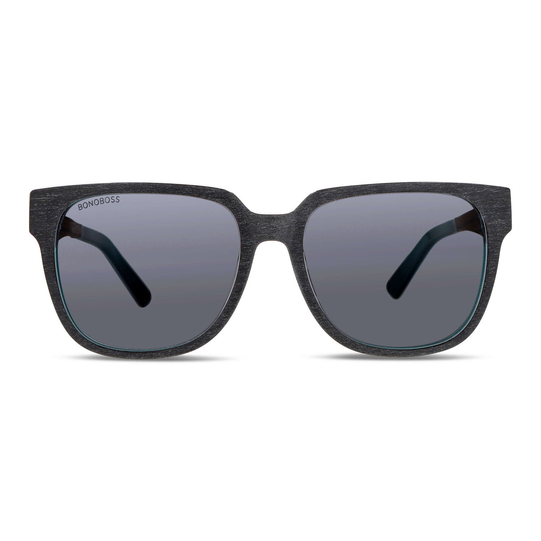 Sunglasses polarized for men and women with anti-reflective interno and wooden temples natural sustainables Bonoboss #color_zebrano