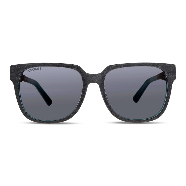 Sunglasses polarized for men and women with anti-reflective interno and wooden temples natural sustainables Bonoboss #color_zebrano