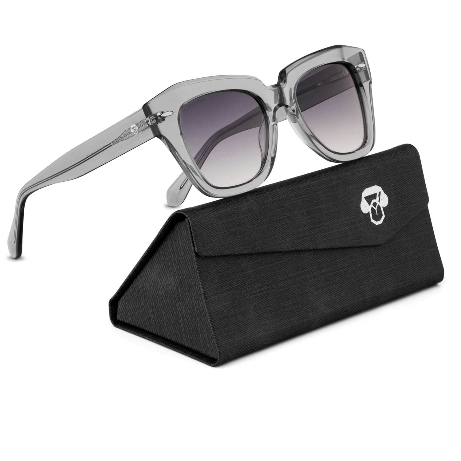 anteojos gafas de sol polarizadas rayban transparente para mujer de cara redonda grande quedan bien con o sin receta optica #color_transparente