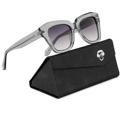 anteojos gafas de sol polarizadas rayban transparente para mujer de cara redonda grande quedan bien con o sin receta optica #color_transparente