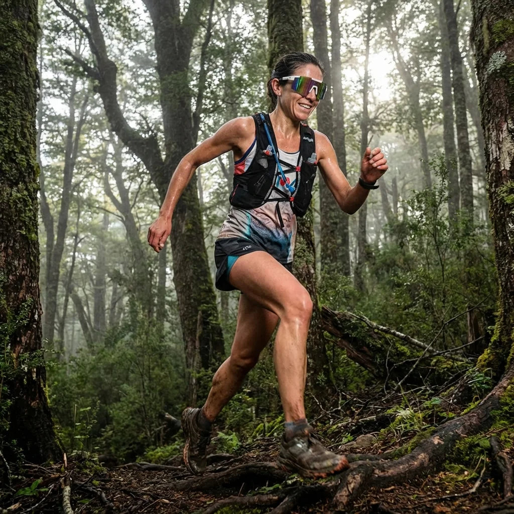 Bonoboss Santiago White - Ciclismo con lentes deportivos #editorial_action1 #color_white