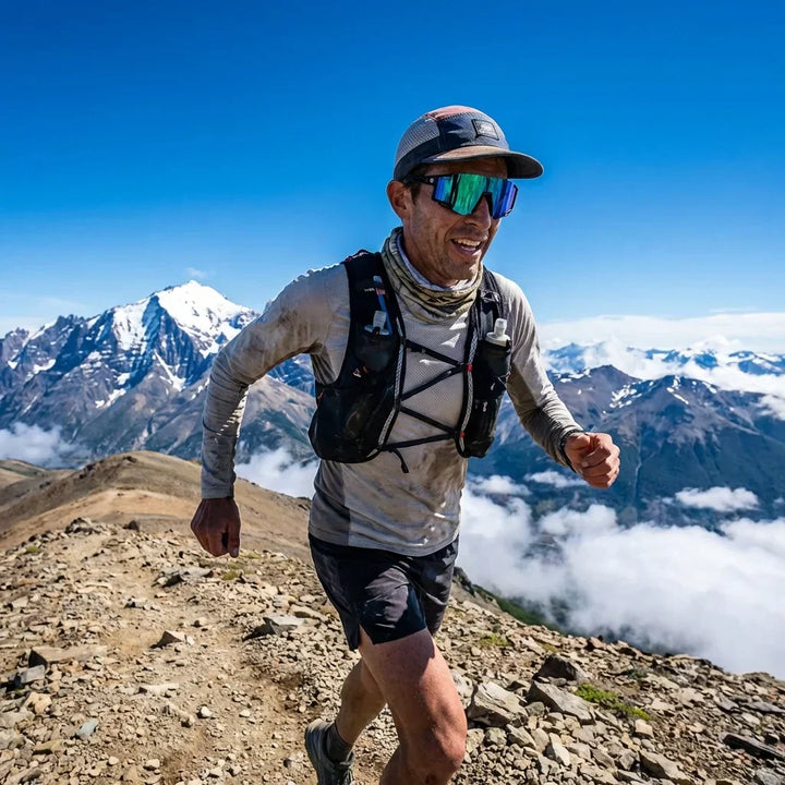 Bonoboss backside ocean - trail running with lenses deportivos #editorial_action2 #color_ocean