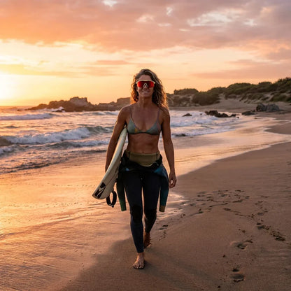 Bonoboss Bolt Yellow - Trail running con lentes deportivos #editorial_action2 #color_yellow