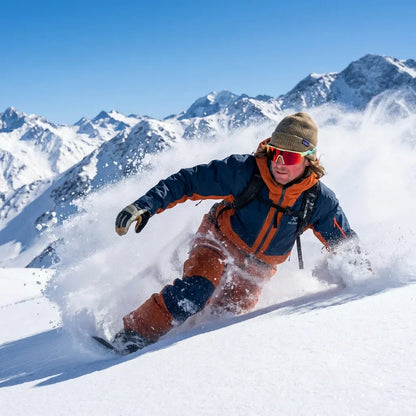 Bonoboss Bolt Yellow - Ski nieve con lentes deportivos #editorial_action4 #color_yellow