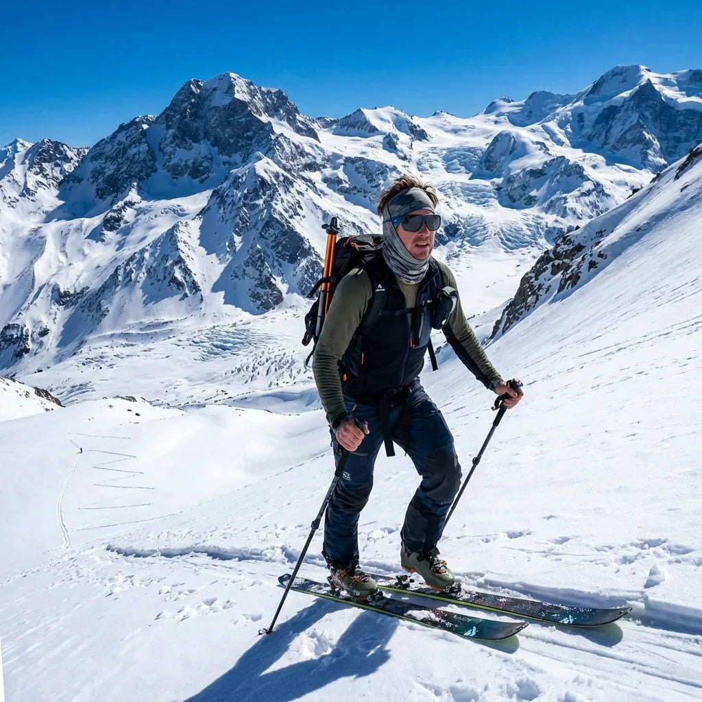 Bonoboss Andes Azul - Ski nieve con lentes deportivos #editorial_action4 #color_azul