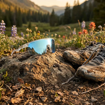 Bonoboss Bolt Sky - Detalle lentes deportivos composicion #editorial_detail1 #color_sky