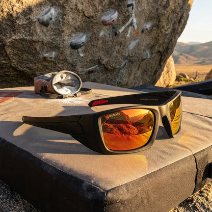 Bonoboss Futaleufu Espejado Rojo - Detalle lentes deportivos vista #editorial_detail3 #color_espejado-rojo