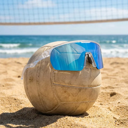 Bonoboss Bolt Sky - Detalle lentes deportivos primer plano #editorial_detail4 #color_sky