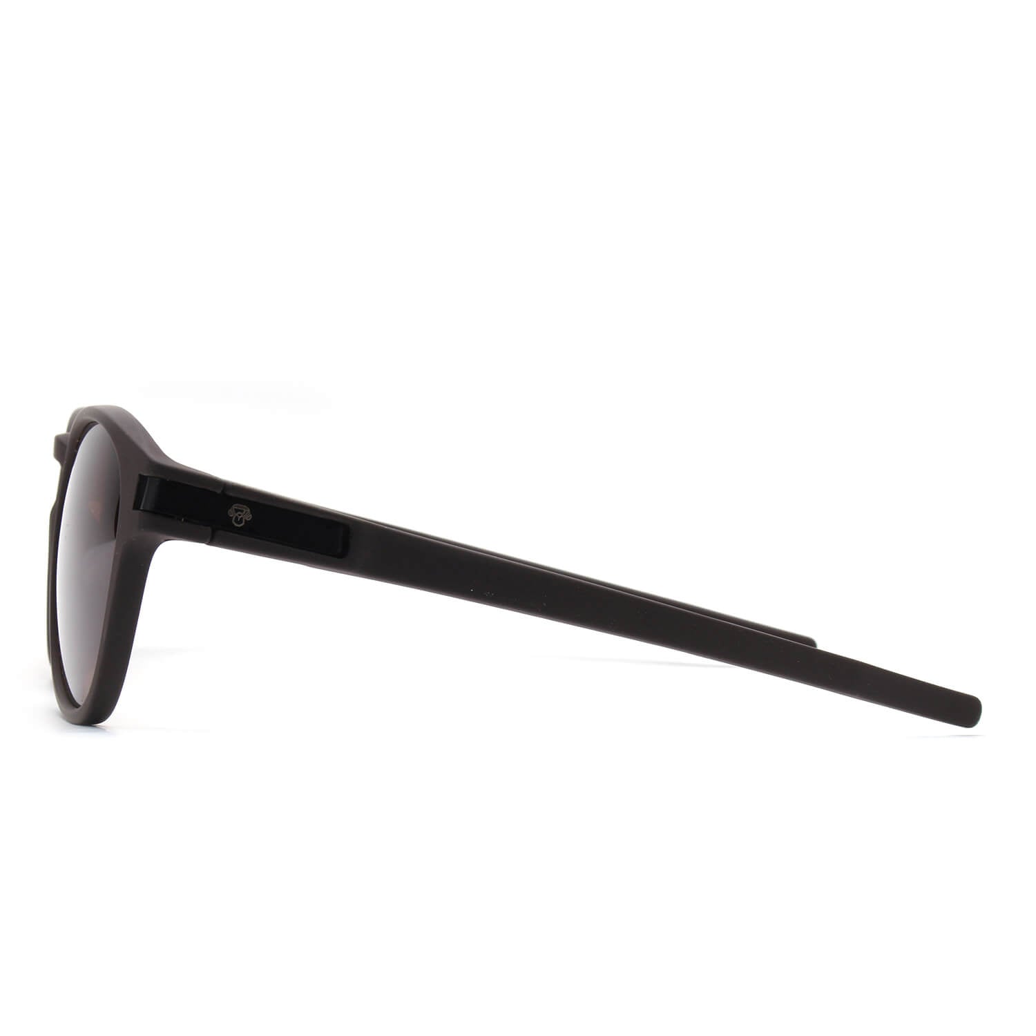 lentes anteojos de sol polarizados redondos de acetato para hombre y mujer color negro #color_brown