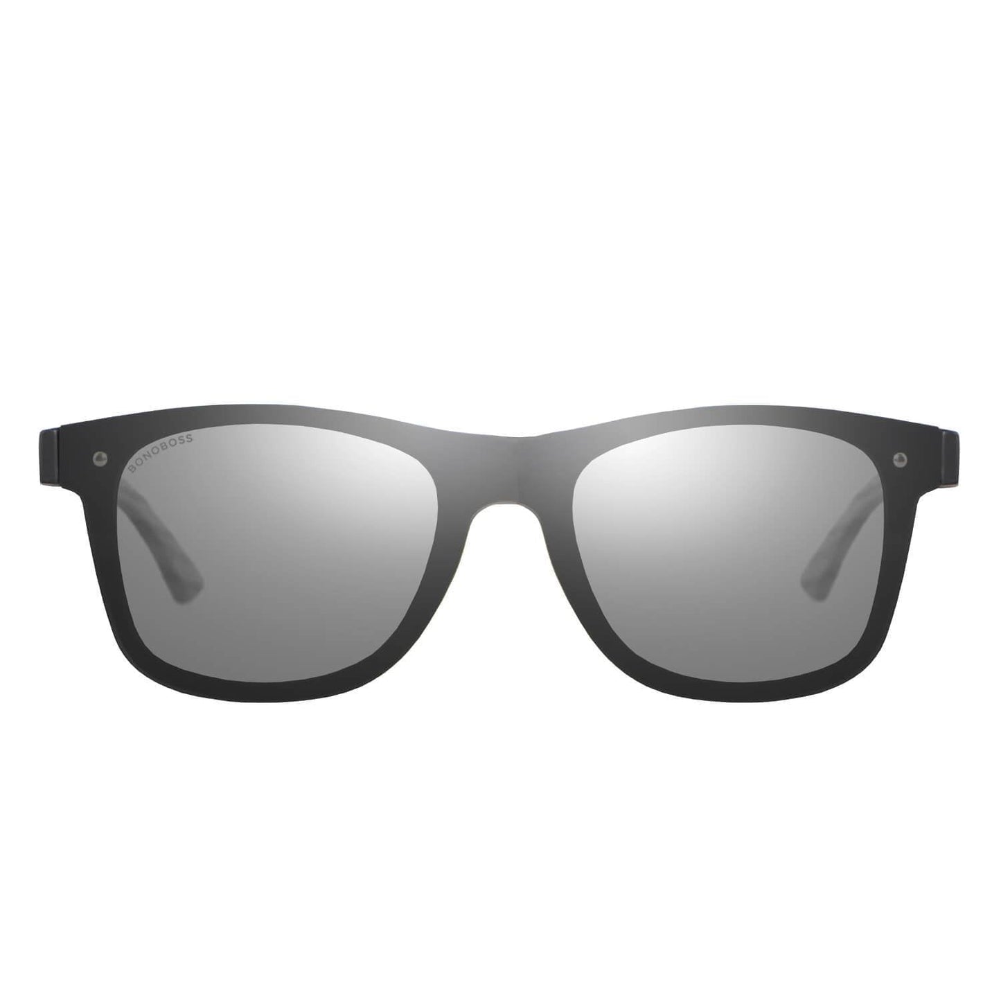 vista frontal del modelo villarrica un anteojo de sol polarizado con un frente sin marco