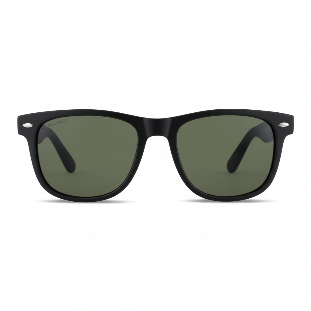 Eyeglasses sunglasses polarized black forma clásica for men and women round face with or sin prescription optica larges tamaño xl Bonoboss #color_g15