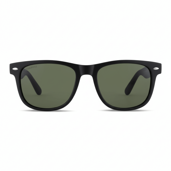 Eyeglasses sunglasses polarized black forma clásica for men and women round face with or sin prescription optica larges tamaño xl Bonoboss #color_g15