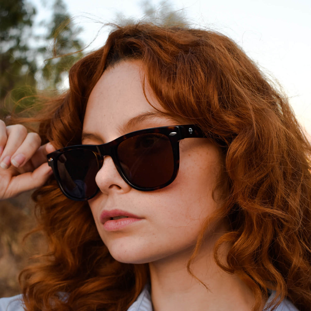 Eyeglasses sunglasses polarized tortoise forma clásica for men and women round face with or sin prescription optica larges tamaño xl Bonoboss #color_carey