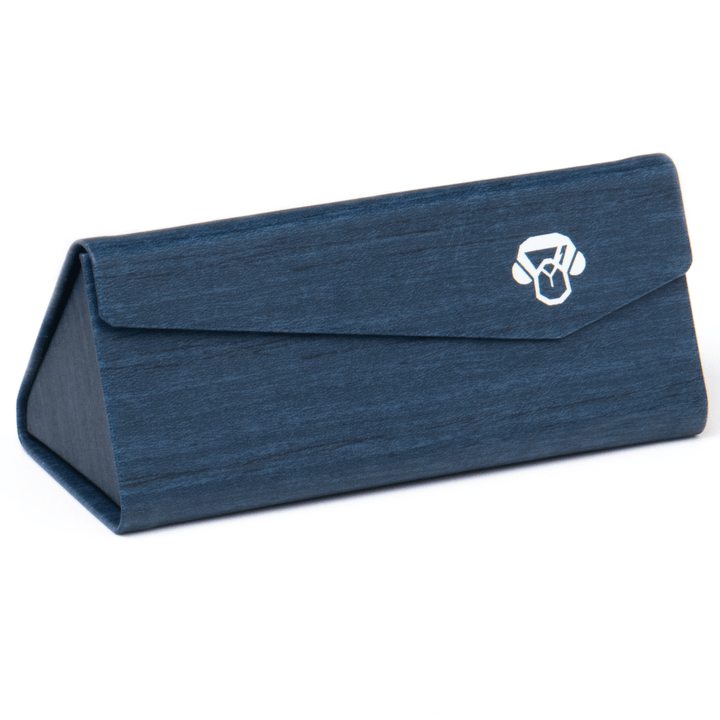 Estuche plano origami for sunglasses polarized and lenses optical men and women blue Bonoboss #color_azul