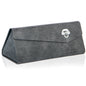 estuche plano origami para anteojos de sol polarizados y lentes ópticos hombre y mujer color negro  #color_gris