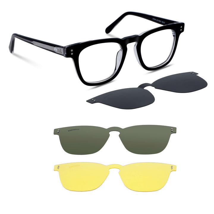 Lenses optical polarized sun clip-on clip-on overlay iman men women big face black.jpg Bonoboss #color_negro