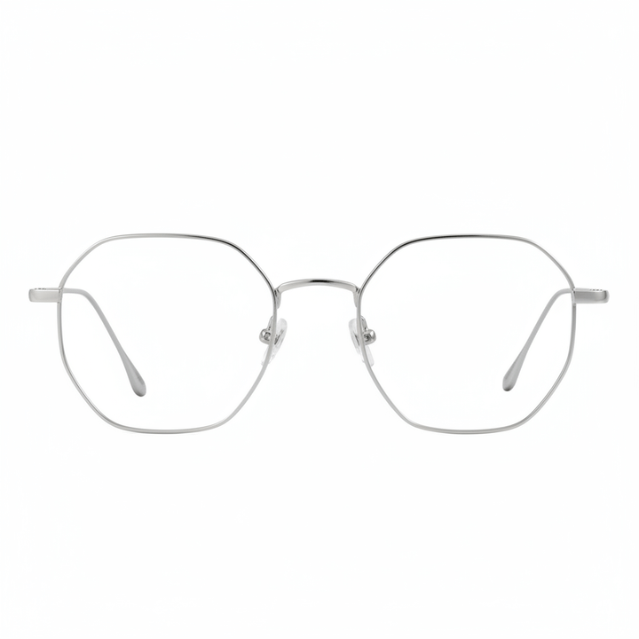 Frame optical with sun clip-on polarized delgado and liviano with or sin prescription optica bonoboss distribuidor optical frames optical wholesale #color_silver
