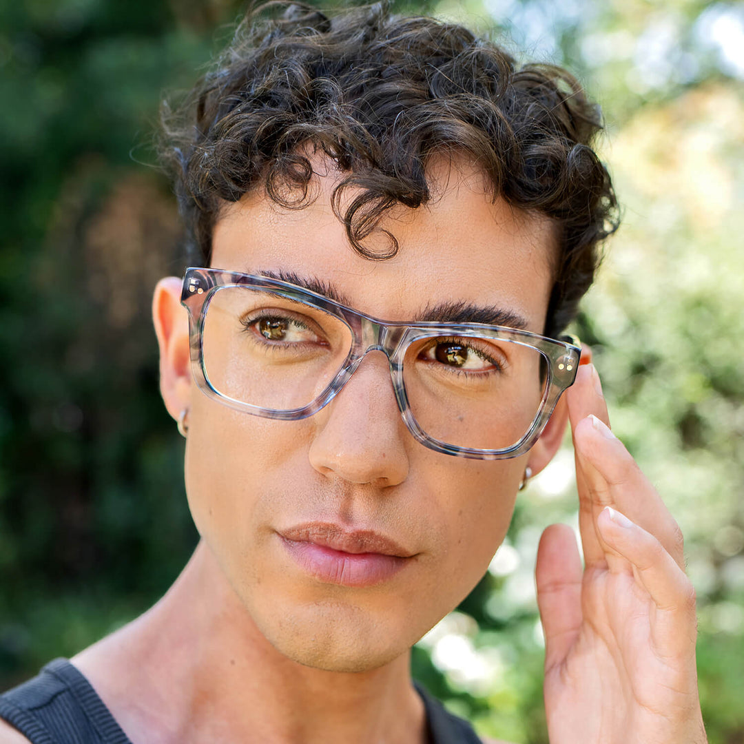 Eyeglasses or frames optical color space exclusivos diseñador and forma square gruesos for men men women round face optical multifocales bifocales prescription mayorista distribuidor sustainables Bonoboss #color_aliceblue