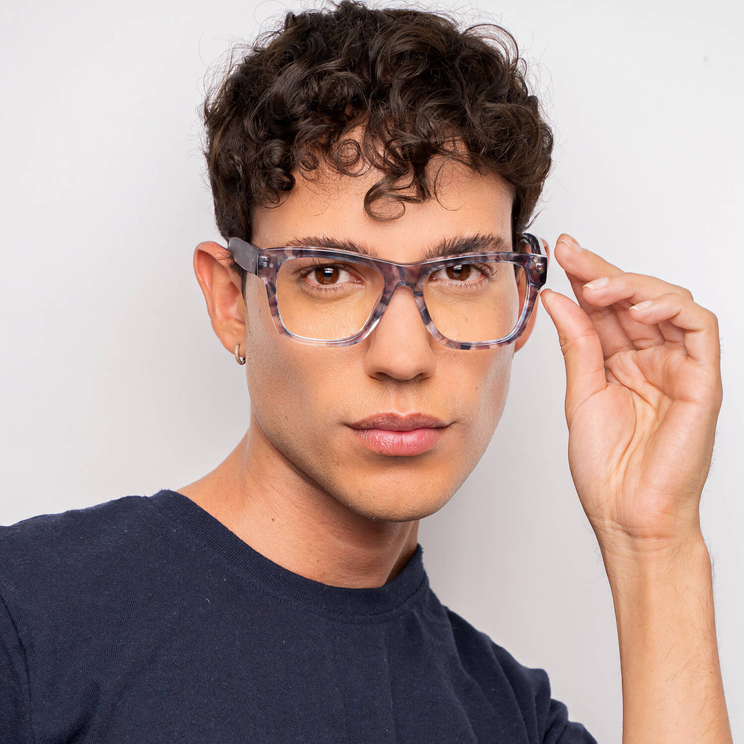 Eyeglasses or frames optical color space exclusivos diseñador and forma square gruesos for men men women round face optical multifocales bifocales prescription mayorista distribuidor sustainables Bonoboss #color_aliceblue