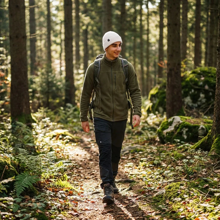 Beanie gorro invierno caminata in bosque naturaleza bonoboss