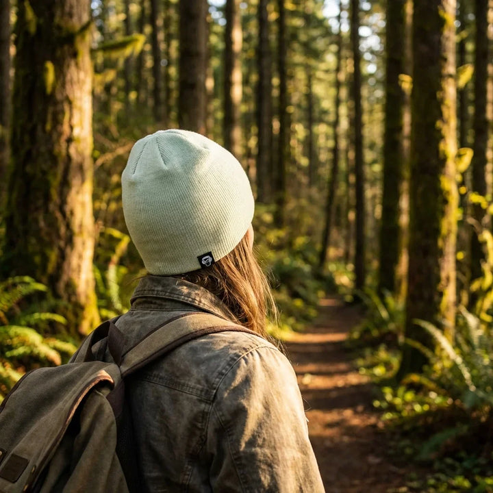 Beanie gorro invierno caminata in bosque naturaleza bonoboss
