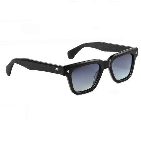 anteojos de sol cuadradados rectangulares polarizados de color negro para hombre y mujer de cara redonda de moda #color_degrade