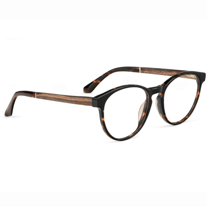 Marcos lenses optical oval round tortoise for wooden multifocal bifocal adelgazado blue light filter men women Bonoboss #color_carey