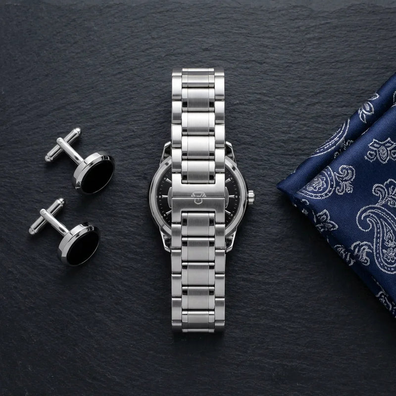 Correa Acero Inox 22mm color Plateado