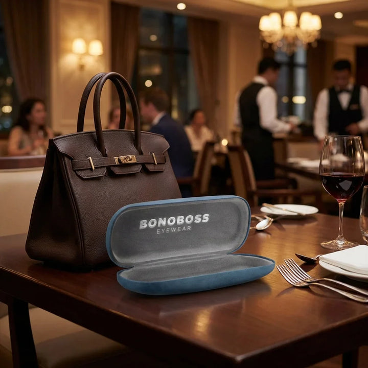 Estuche almeja for lenses blue in mesa restaurante bonoboss #color_azul