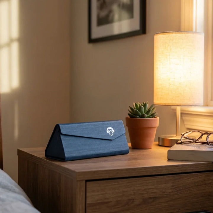 Estuche origami for lenses blue in mesita noche bonoboss #color_azul