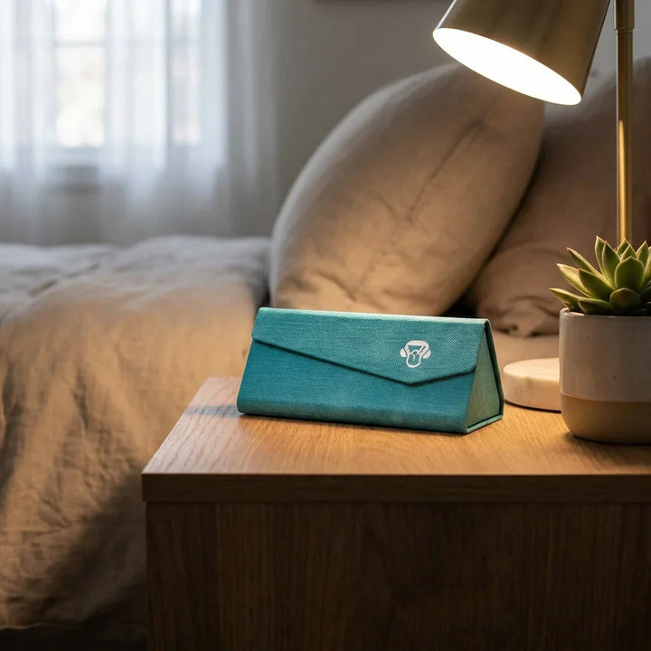 Estuche origami for lenses calipso in mesita noche bonoboss #color_calipso
