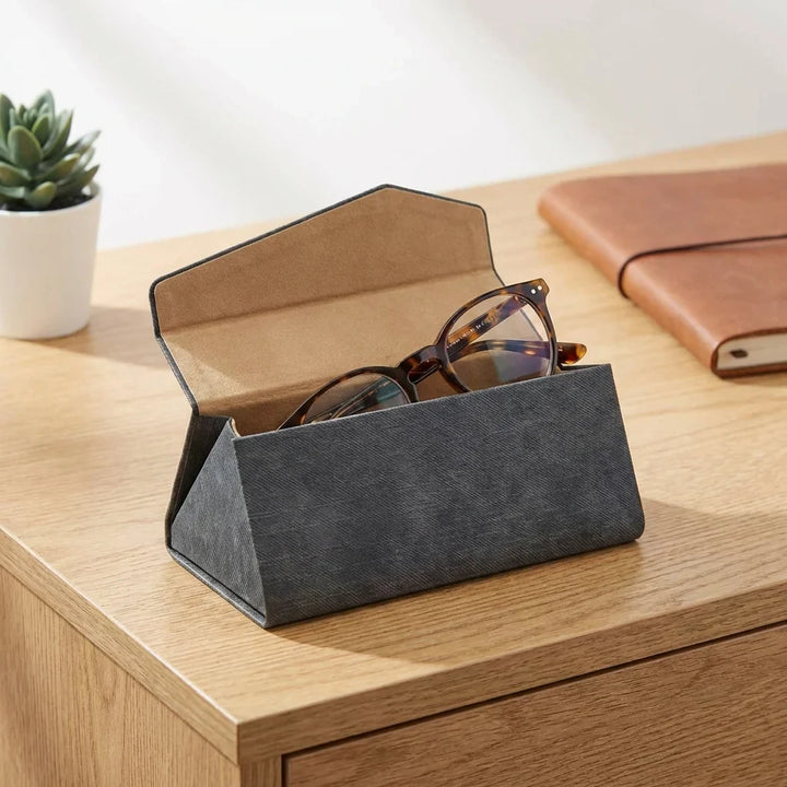 Estuche origami for lenses gray saliendo bolso premium urbano bonoboss #color_gris