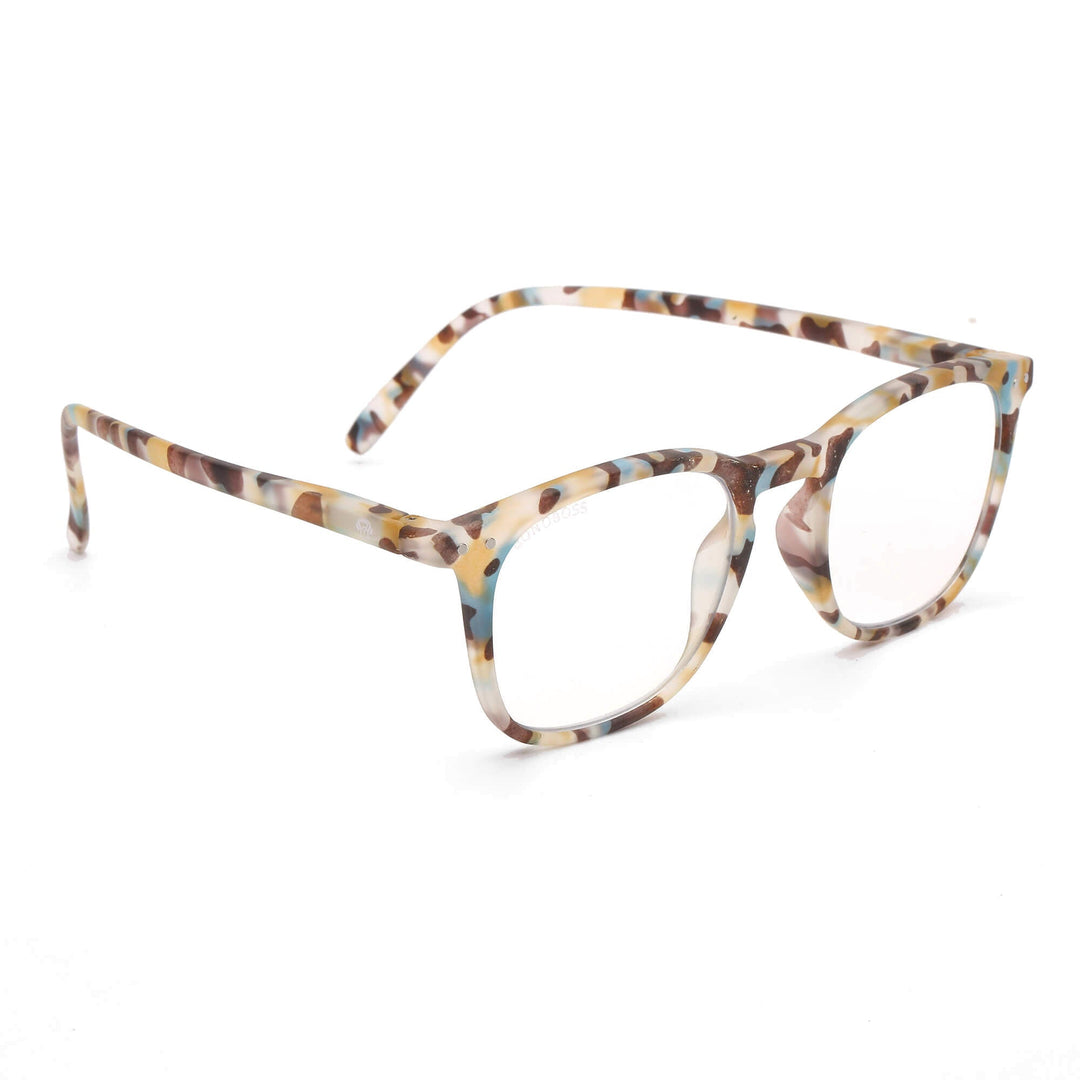 Lenses lectura fiji blue round filtro luz blue UV protection400 antirreflejo tortoise multicolor unisex bonoboss
